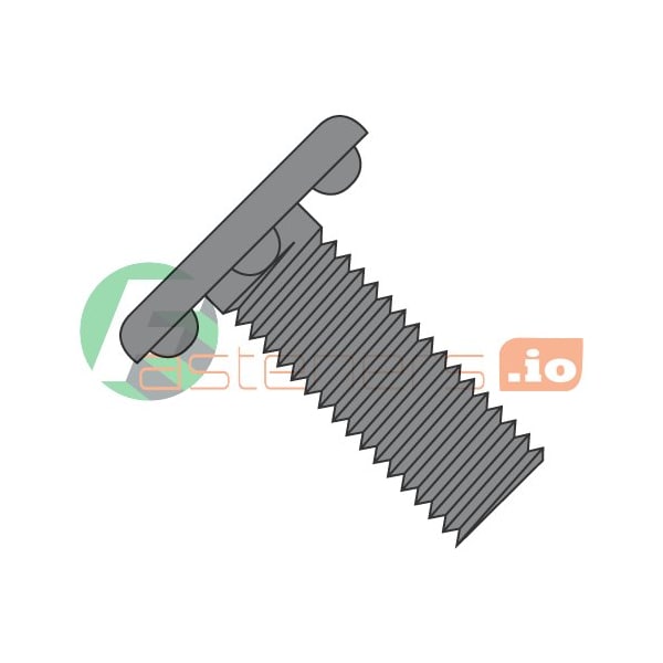 Newport Fasteners Weld Screw, #10-24, 3/8 in, Bottom Projection, Steel, Plain Finish, 3000 PK 293565 - main